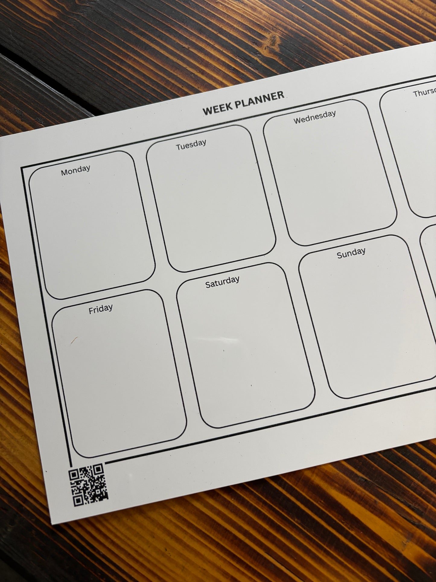 Stable Weekly Planner