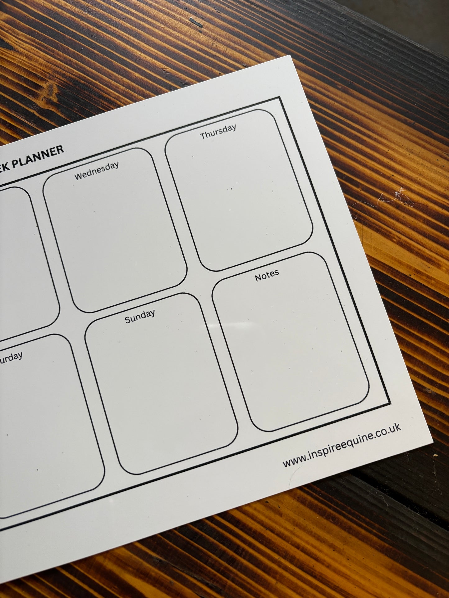 Stable Weekly Planner